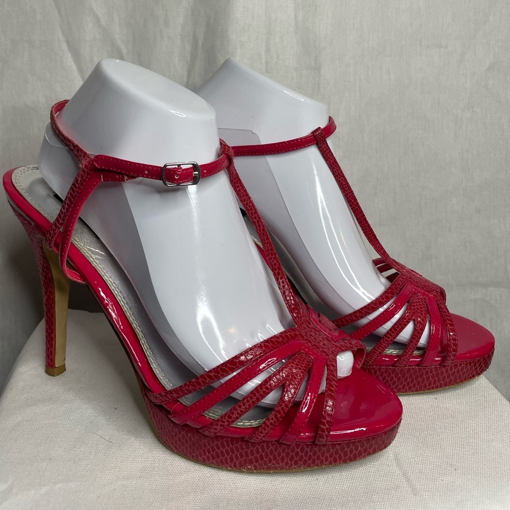 White House Black Market Pink Strappy Stilettos Women’s Size 9